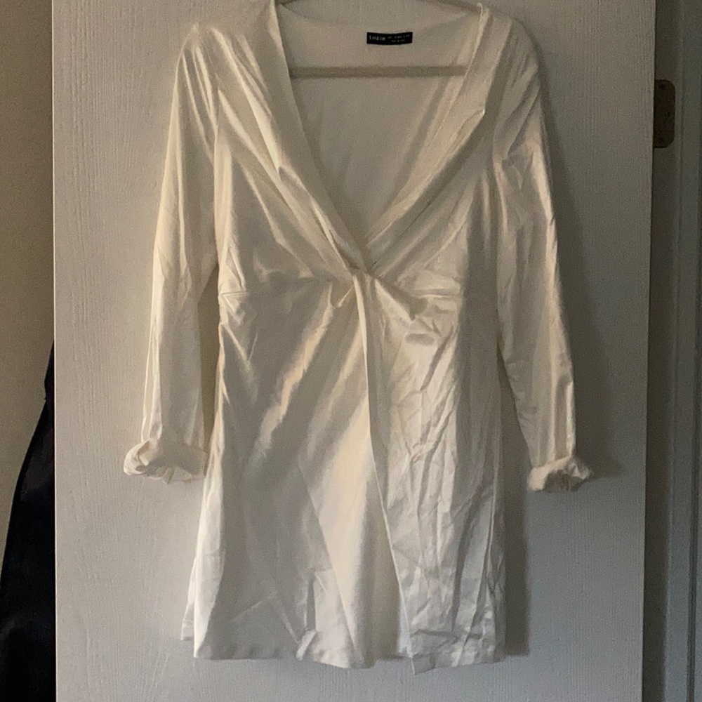 White Satin dress